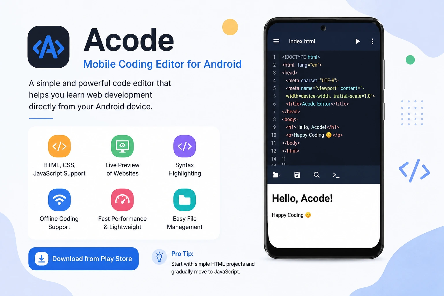 ACode Download & Guide – Best Mobile Coding App for Beginners (2026)